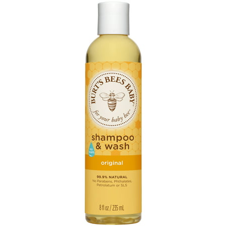Burt's Bees Baby Shampoo & Wash, Original Tear Free Baby Soap - 8 oz (Best Organic Baby Shampoo And Wash)