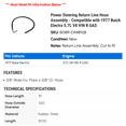 thumbnail image 2 of Power Steering Return Line Hose Assembly - Compatible with 1977 Buick Electra 5.7L V8 VIN R GAS, 2 of 2