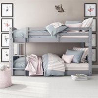 Better Homes and Gardens Tristan Twin Floor Bunk Bed, Gray