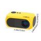 thumbnail image 3 of Miniproyector LED HD portátil para el hogar, regalo para padres e hijos, compatible con decodificación HD de 1080p, compatible con disco U, reproducción por cable USB, HDMI y AV, proyector HD, 3 of 9