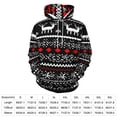 thumbnail image 2 of Christmas Snowflake Deer 3d Sweatshirts Hoodie Fashion Casual Personality Men's Women Street Hoodie Pullovers Long Sleeve Comfortable Top, 2 of 6