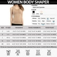 thumbnail image 7 of Women's Cami Shaper with Built in Bra Seamless Tummy Control Camisole Tank Top Underskirts Shapewear Body Shaper, 7 of 7