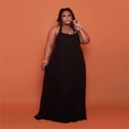thumbnail image 2 of Robe Maxi Grande Taille TG-4TG à Dos Nu style Ample, 2 of 4