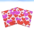 thumbnail image 2 of GOOHOCHY 40 Uds servilletas con estampado de corazón romántico, toalla de papel para el Día de San Valentín, servilleta colorida para fiestas, banquetes, uso diario, 2 of 7