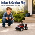 thumbnail image 4 of Remote Control Off-Road Racing Truck Toy for Kids, RC Car with Light-Up Front Lights, Big Tires, 4 of 9