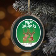 1 oz Silver Colorized Round - Merry Christmas, Reindeer