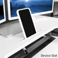thumbnail image 3 of VIVO White Electric Height Adjustable Extra Wide 42" Stand Up Desk Converter, 3 of 9