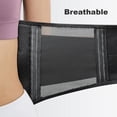 thumbnail image 2 of Faja lumbar ligera AllyFlex Sports® para hombres y mujeres bajo el uniforme, con doble almohadilla lumbar 3D médica para aliviar el dolor lumbar, malla transpirable con estribos ajustables para la ten, 2 of 5