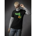 thumbnail image 2 of Funny Crocodile W Pumpkin  T-Shirt Men -Image by Shutterstock, Male 4X-Large, 2 of 4
