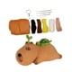 thumbnail image 1 of Bolsa de juguete de peluche de capibara Accesorios Artesanías Suministros de fieltro Fieltro con aguja D, 1 of 9