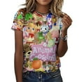 thumbnail image 3 of Animal Crossing Womens T-shirts Crewneck Shirts Blouse Short Sleeve Tee Shirts Girls Tops S, 3 of 8