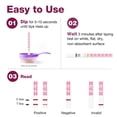 thumbnail image 3 of Easy@Home 10-Pack HCG Test Strips, Pregnancy Test, 3 of 8