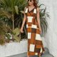 thumbnail image 3 of Abstract Geometrical Vestido Sin Mangas , Vestidos De Lujo Para Ocasiones Oficiales, 3 of 5