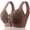 Black Leopard Print, variant on Daisy Bras for Older Women Floral Plus Size Bra Wireless Front Closure Bras for Senior Daisy Comfort Tshirt Bra