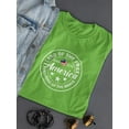 thumbnail image 3 of Land Of The Free, America T-Shirt Women -Image by Shutterstock, Female 4X-Large, 3 of 4