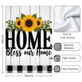 thumbnail image 3 of 2 Pcs Funny Kitchen Towels,Home Bless Our Home Sunflowers Microfiber Dish Towels,Kitchen Tea Towels,Kitchen Towel Set (18" X 26"), 3 of 3