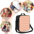 thumbnail image 5 of Picia Donuts With Pink Glaze Lunch box Lunch bag for men women Large capacity Lunchbox Reusable Lunch bags Insulated Lunch bag Lunch box cooler, 5 of 9