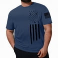 thumbnail image 2 of TOWED22 American Flag Shirts for Men USA Patriotic T-Shirt 4th of July Tee Tops Navy,7XL, 2 of 4