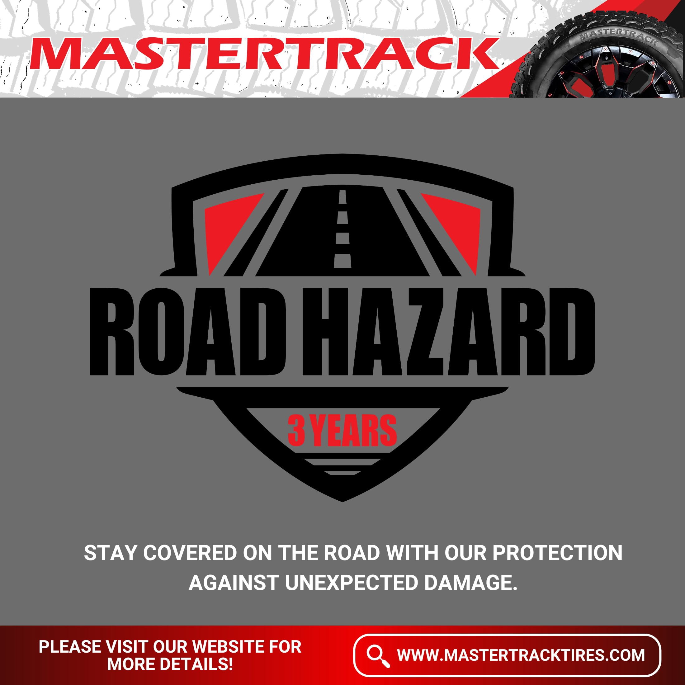 Mastertrack BADLANDS RT 37X13.50R24LT 124Q 12PR F Rugged Terrain SUV Light Truck Tires(Tire Only)
