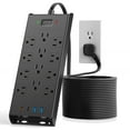 thumbnail image 1 of Protector contra sobretensiones LeZone 4800J, 12 salidas, 2 USB, 1 of 7
