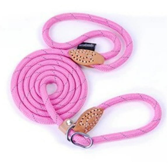 Reflective Rope Slip Training Lead, Mountain Climbing Rope Pets Leash for Dogs and Cats