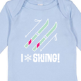 thumbnail image 4 of Inktastic Skier I Love Skiing Girls Long Sleeve Baby Bodysuit, 4 of 5