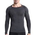 thumbnail image 1 of Birdeem Manches pour Hommes, Haut à Manches Longues pour Hommes, Col Rond, Coupe Confortable, Manches Longues pour Hommes, 1 of 8