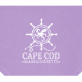 thumbnail image 3 of Inktastic Cape Cod Massachusetts Nautical Baby Bandana Bib, 3 of 4