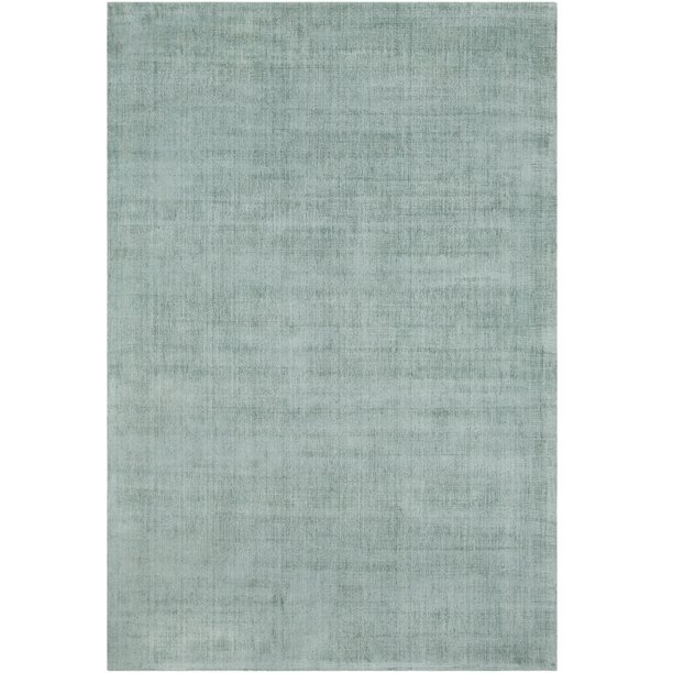5' x 7'6" Solid Sage Green Rectangular Area Rug