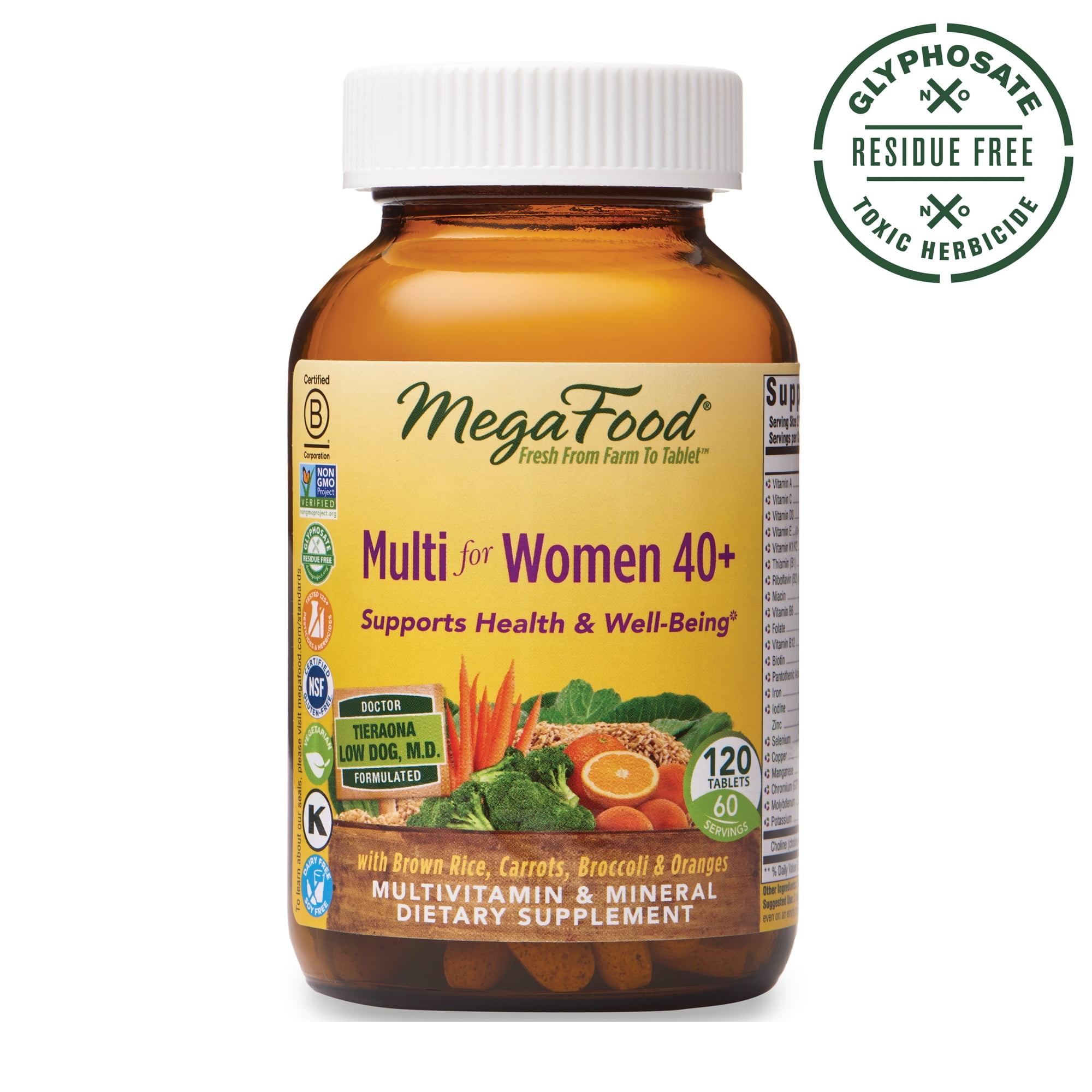 MegaFood - Multi for Women 40+ - Supports Optimal Health and Wellbeing ...