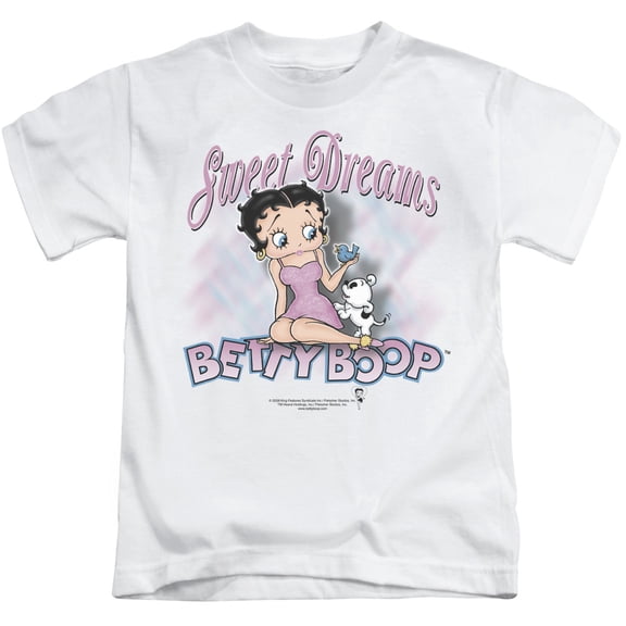 Betty Boop - Sweet Dreams - Juvenile Short Sleeve Shirt - 5/6