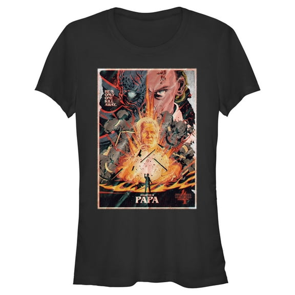 Netflix Junior's Stranger Things Retro Papa Poster Graphic T-Shirt
