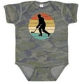 thumbnail image 3 of Inktastic Hockey Player Retro Sunset Boys or Girls Baby Bodysuit, 3 of 5