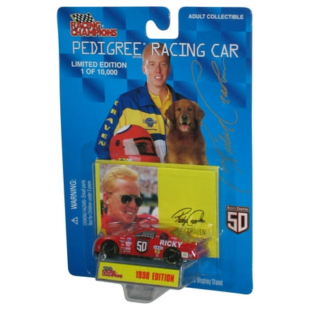 Nascar Racing Champions Pedigree (1998) Red Monte Carlo Ricky Craven Toy Car