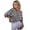 Black, variant on Cozy Women's Striped Long Sleeve Tee Casual Round Neck Sweater for Fall Winter Fashion Dresses Elderly Athletic Jacket Winged Long Sleeve Alien Hoodies Women Athletic Jacket Women Light