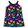thumbnail image 3 of FAHXNVB Cami Dress for Girls Cute Graphic Print Sleeveless A-Line Swing Casual Dresses Summer Fashion Comfy Beach Dress 4-15 Years, 3 of 8