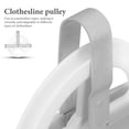 thumbnail image 3 of Dytern washing line pulley Clothes Hanging Strap Pulley Laundry Line Pulley Clothes Lines Pulley Clothing Hanging Rope Pulley,5.98"X5.98"X1.26", 3 of 11