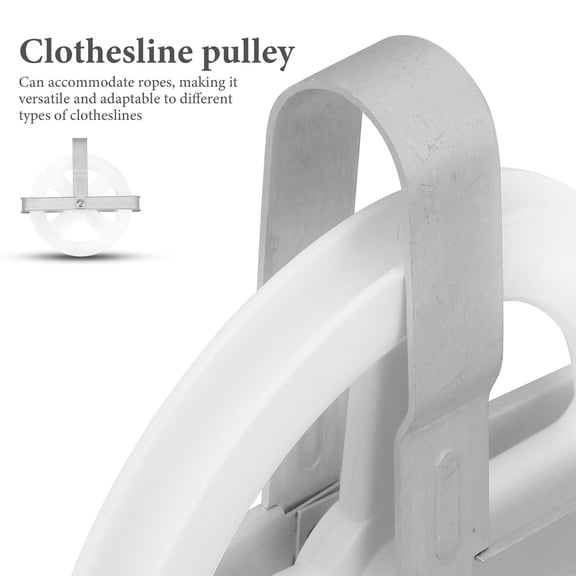 Clispeed Washing Line Pulley Clothesline Pulley Assorted Color 1Pcs
