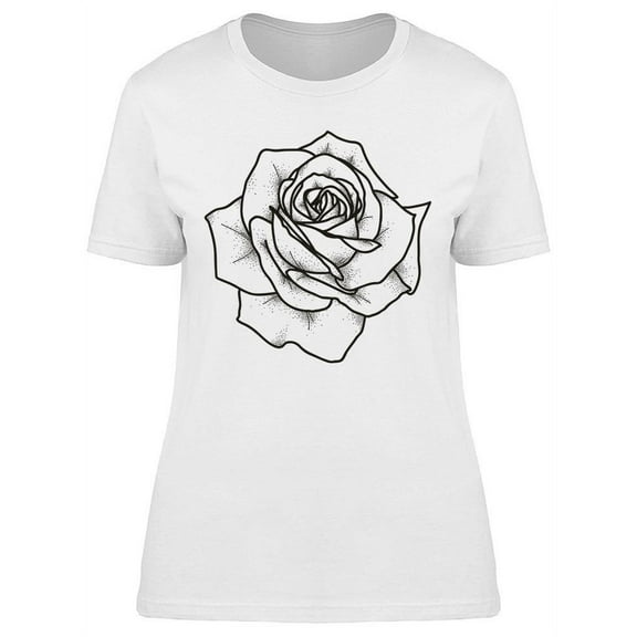 Rose Tattoo Vintage Graphic T-Shirt Women -Image by Shutterstock, Female Medium