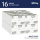 Serviettes en Papier Blanc, Multiplis - 16 Packs, 2400 Serviettes / Étui – image 3 sur 5