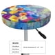 thumbnail image 4 of Balery Spring Flower Seasonal Fundas de asiento para taburete de bar redondo de tela de terciopelo ajustables que protegen de arañazos y manchas para sillas de 14 a 17 pulgadas.-14 inch, 4 of 7