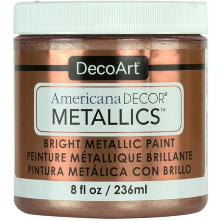 UPC: 0766218091659 | Decoart Americana Decor Metallics 8oz Rose Gold