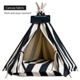 thumbnail image 1 of Tente Tipi pour Animal, Maison Lavable pour Chien et Chat avec Coussin, 1 of 10