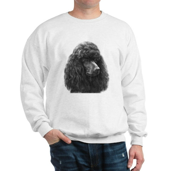 CafePress - Black Or Chocolate Poodle Sweatshirt - Crew Neck Sweatshirt