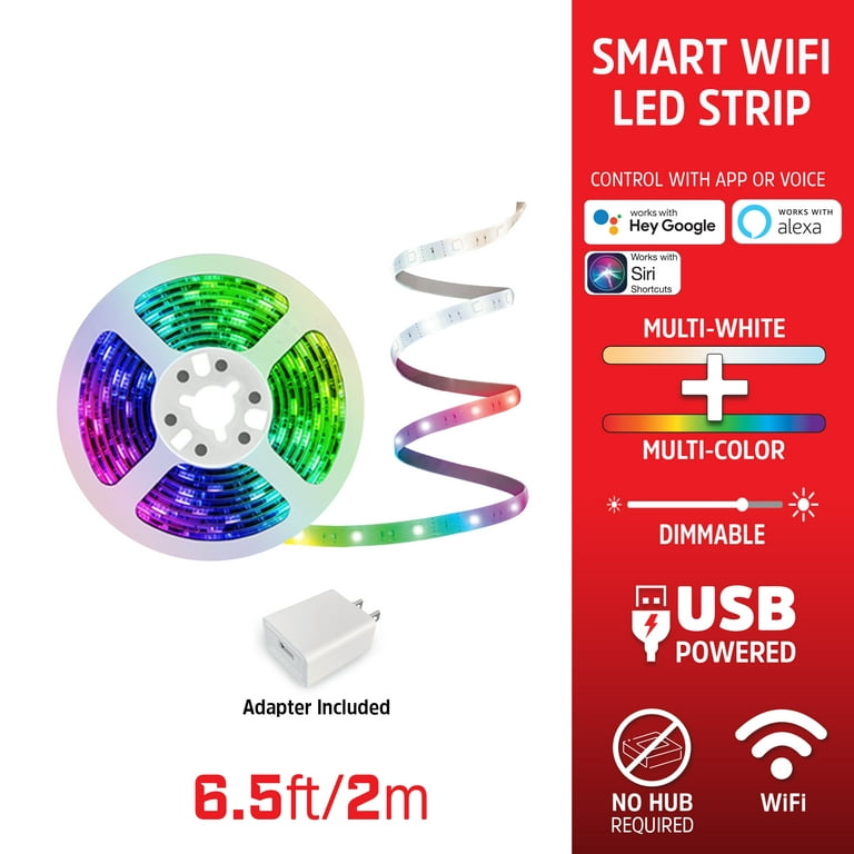 Energizer 5M Smart LED Strip Light - Colour Changing - WiFi