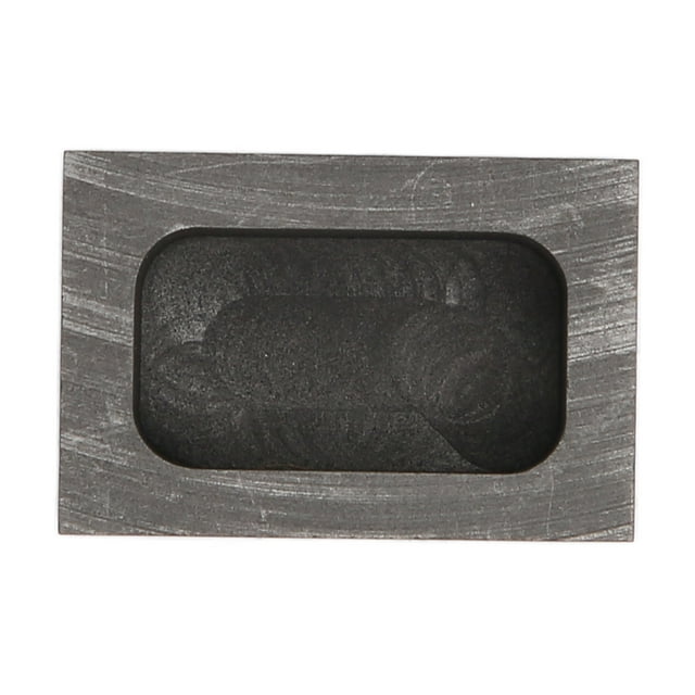 Crisol de grafito Bling Bling rectangular para fundición de metales
