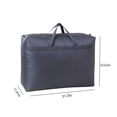 thumbnail image 3 of Xihbxyly Bolsa de Almacenamiento Grande, Capacidad de 150 L, Material Impermeable, Cremallera Resistente, Ideal para Ropa, Ropa de Cama, Dormitorio, Mudanzas y Organizador de Armario, Color Negro, 80, 3 of 7