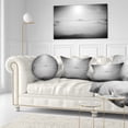thumbnail image 3 of Designart Sandstone Hills and Peaks in Fog - Landscape Photography Throw Pillow - 12x20, 3 of 5