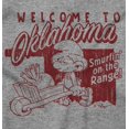 thumbnail image 2 of Oklahoma OK Home On Range Smurfs Men's Graphic T Shirt Tees Brisco Brands S, 2 of 4