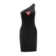 thumbnail image 4 of Vestido de Mujer con Hombros Descubiertos, Vestido de Verano para Adolescentes, Corte Ajustado, para Vacaciones XL, 4 of 7